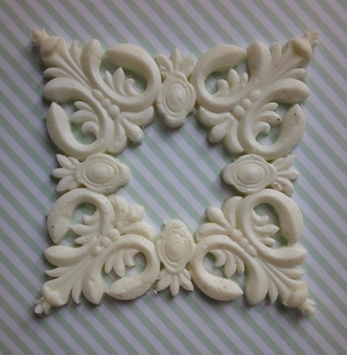 Гнучкі пластикові фігурки - Рамка квадратна №1, 7x7см