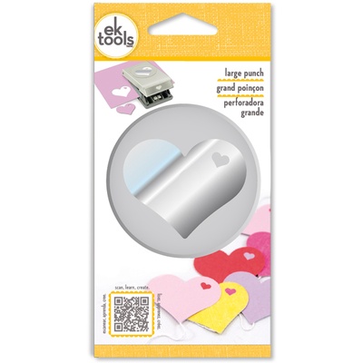 Фигурный дырокол EK Tools - Heart in Heart Large Punch