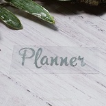 Термонапис «Planner» №3, срібло