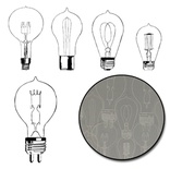 Набір висічок Maya Road - Eureka Light Bulb Transparencies - White