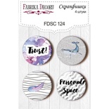 Набір скрап-фішок від ТМ Фабрика Декору з 4 шт