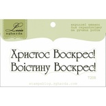 Акриловый штамп Lesia Zgharda T208, 6,6*2см