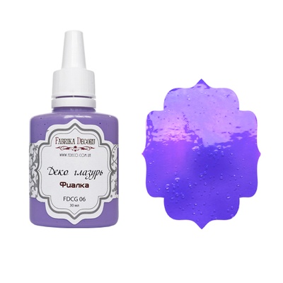 Деко-глазур, колір Фіалка, ТМ Фабрика Декору, 30 мл