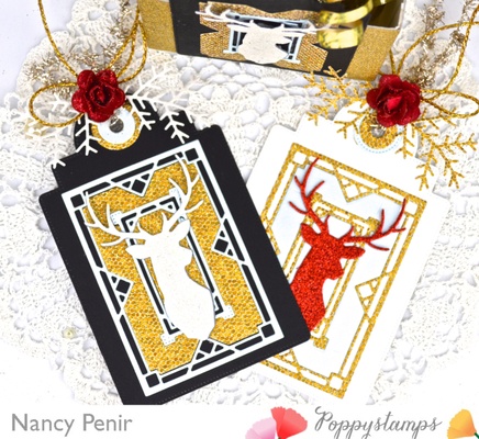 Ніж для вирубки від Poppystamps - Deco Cecil Frame