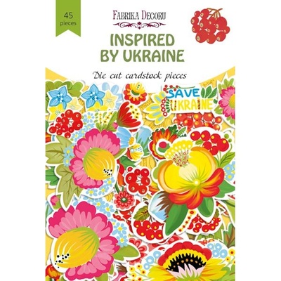 Набір висічок Inspred by Ukraine, 45шт., ТМ Фабрика Декору