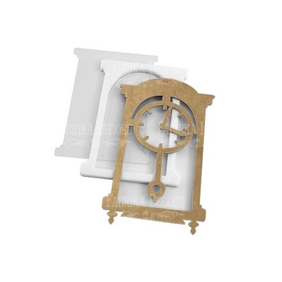 Заготовка для шейкера Годинник 9x14,5см, колір крафт, ТМ Фабрика Декору