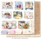 Двусторонний лист бумаги для скрапбукинга от Maja Design - Coffee in the Arbour - Delicious moments, 30x30 см