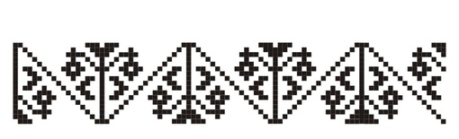 Акриловый штамп F045 Орнамент, размер 6,9 * 1,3 см