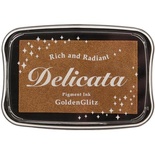 Чорнило Tsukineko Delicata Ink Pad - Golden Glitz