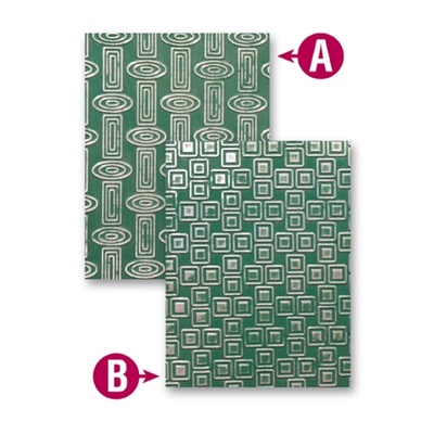 Папки для тиснения от Spellbinders - Retro Mod, 2 шт.