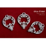 Чипборд Scrapiniec - кульки Idea d'oro 02, 3