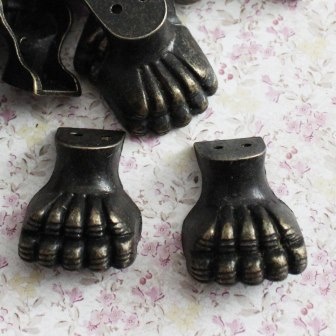 Ніжки для шкатулок металеві, 4 деталі