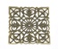 Металлическое украшение "Квадрат ажурный", 40мм x 40мм, античная бронза, 1 шт.