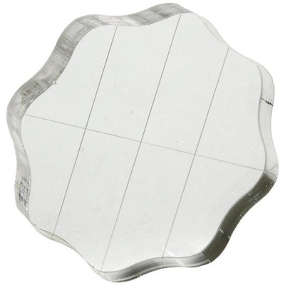 Акриловий блок з розміткою і хвилястим краєм Apple Pie Memories, діаметр 63 мм