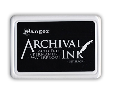 Архівне чорнило Ranger - Archival Ink Pads - Jet Black, чорні