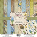 Набор скрапбумаги Botany spring 30,5x30,5см, ТМ Фабрика Декору