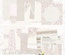 Набiр паперу для скрапбукiнгу Lemoncraft - Linen Story, 30.5x30.5см