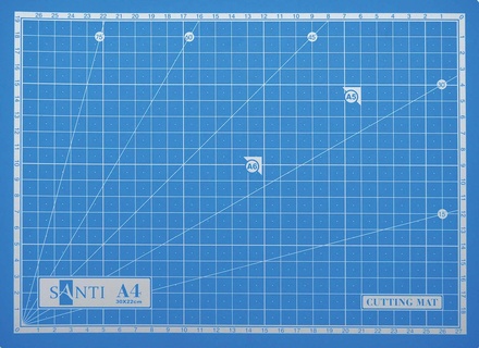 Коврик самовосстанавливающийся для резки А4, 30х22 см, ТМ Santi