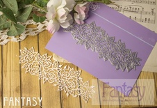 Ніж для вирубки Fantasy бордюр "Троянди", 18.5*6 см