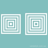 Чипборд від Вензелик - Набір квадратиків, від 8 до 40 мм