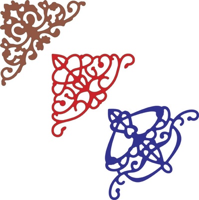 Ніж для вирубки від Cheery Lynn Designs - Lace Corner Deco F