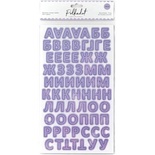 Картонні стікери — алфавіт від Polkadot "Бузок"