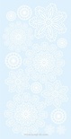 Елементи для вирізання Евгенія Курдібановська TM - "Мереживо блакитне", 15x30 см