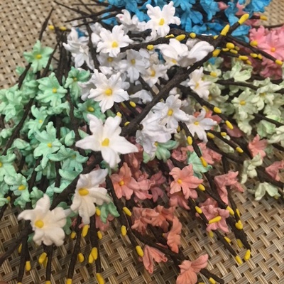 Гілочка сакури, 11,5см, 5 квіточка, 1 шт.