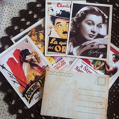 Набор открыток "Портреты звезд + Поп Арт", 32 шт., мелованый картон