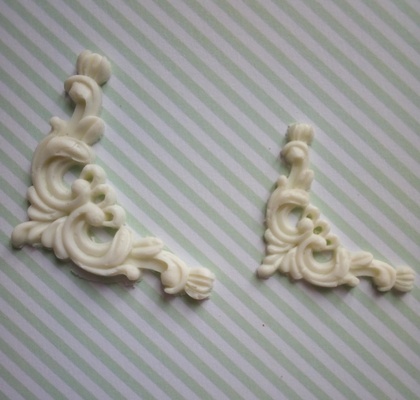 Гнучкі пластикові фігурки - кутик правий (мал), 3х3см