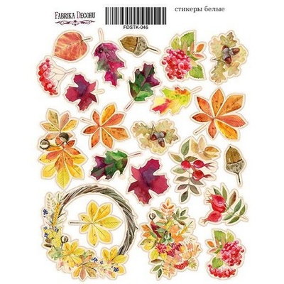 Набор наклеек (стикеров) 046 - Autumn, ТМ Фабрика Декора