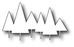 Ножі для вирубки від Memory Box - Pine Border Background