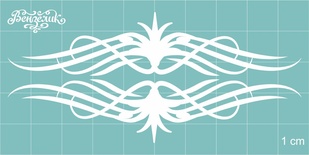 Набір вензелів 27, розмір: 0,075 х 0,032 см