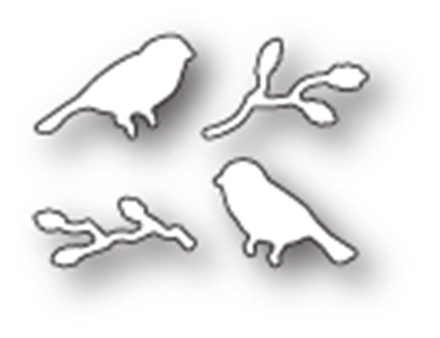 Нож для вырубки от Poppystamps - Tiny Birds and Branches