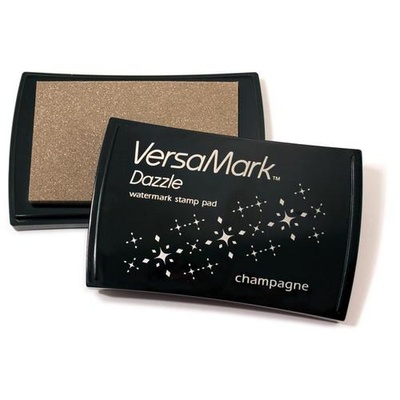 Чорнило Tsukineko - VersaMark Dazzle Champagne для виготовлення водяних знаків і ембосінгу, 9,5x6 см.