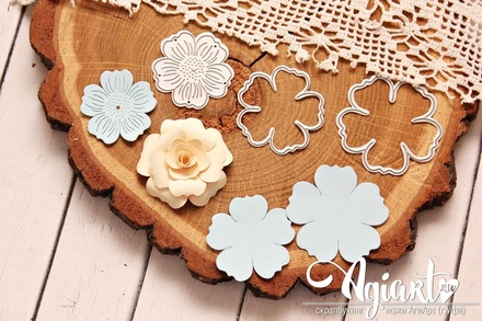 Ножи для вырубки от AgiArt - Цветы шиповника