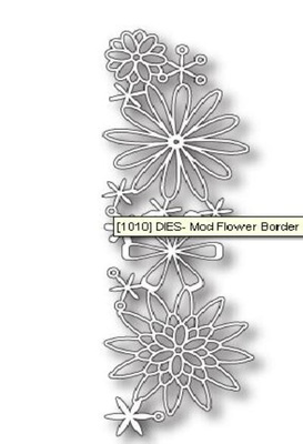 Нож для вырубки от Poppystamps - Mod Flower Border