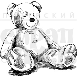 Акрилові штампи дизайну Олена Виноградова "ведмедик косолапий"