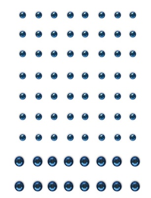 Половинки кристалів Want2Scrap - Rhinestones - Baby Blue, 72