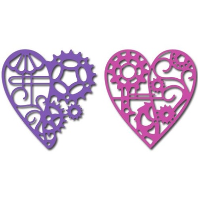 Ніж для вирубки Crafty Ann - Hearts 2 (Steampunk)