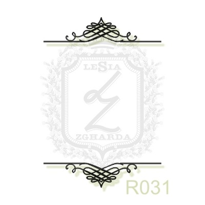 Акриловый штамп Lesia Zgharda R031 Рамка