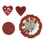 Ніж для вирубки від Sizzix - Sizzlits Die Set 3PK - Accordion Fold Flowers Set №2, Sizzlits0 шт.