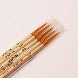 Кисть из волоса колонка круглая. Ручка короткая, 1110 №00 