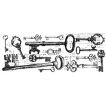 Акриловий штамп від Kaisercraft - Keys