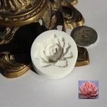 Силіконова форма (молд) - квітка, розмір: 34x30 мм, висота 15 мм