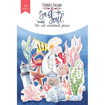 Набор высечек Sea soul, 66шт, ТМ Фабрика Декора