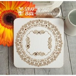 Чипборд ScrapBox - Рамка ажурна Hr-043