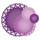 Набір ножів від Spellbinders - Butterflies Circles, 4 шт.