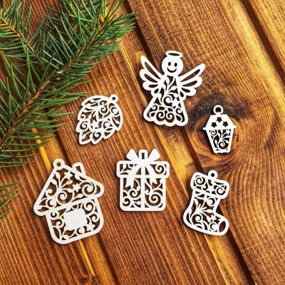 Чипборд от Вензелик - Набор подвесок