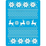 Трафарет - Фабрика Декору - Різдвяні мотиви, 15см х 20см